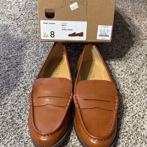 J. Crew Women's Brown Penny Loafers